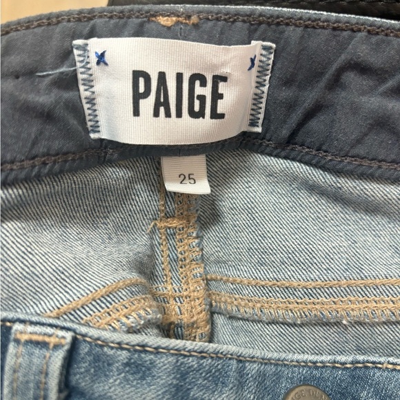 PAIGE Hoxton Ultra Skinny Blue Jeans Women’s size 25 - Picture 7 of 8